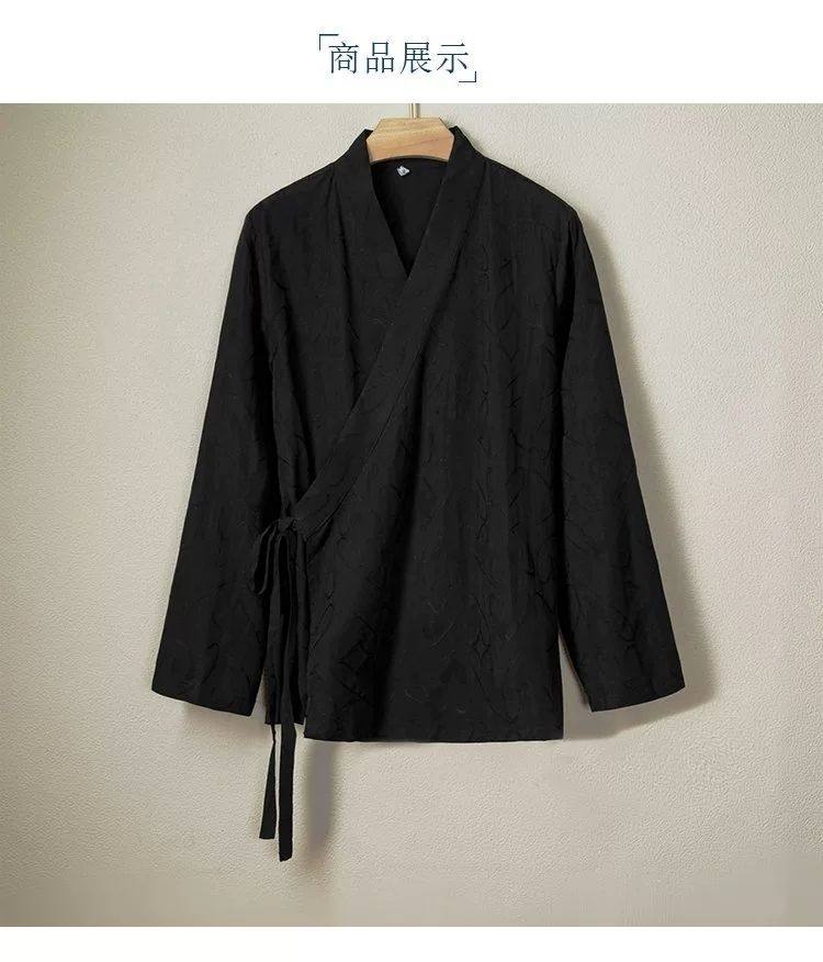 汉服交领上衣外套德绒保暖长袖古装民国风开衫文艺居士服男女大码,淘宝优惠券,粉丝福利购,淘宝优惠卷