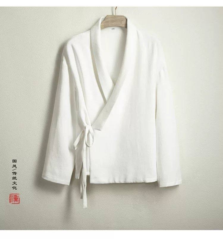 汉服交领上衣外套德绒保暖长袖古装民国风开衫文艺居士服男女大码,淘宝优惠券,粉丝福利购,淘宝优惠卷