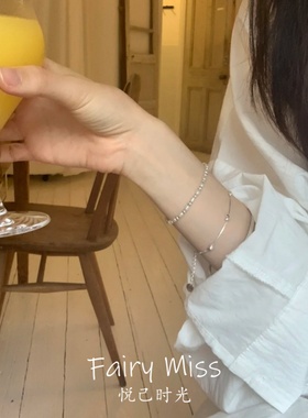 极细母贝珍珠磁吸手链女轻奢小众