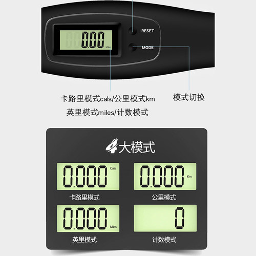 电子计数钢丝跳绳卡路里健身器材减肥运动专业燃脂塑身中考专用 - 图0