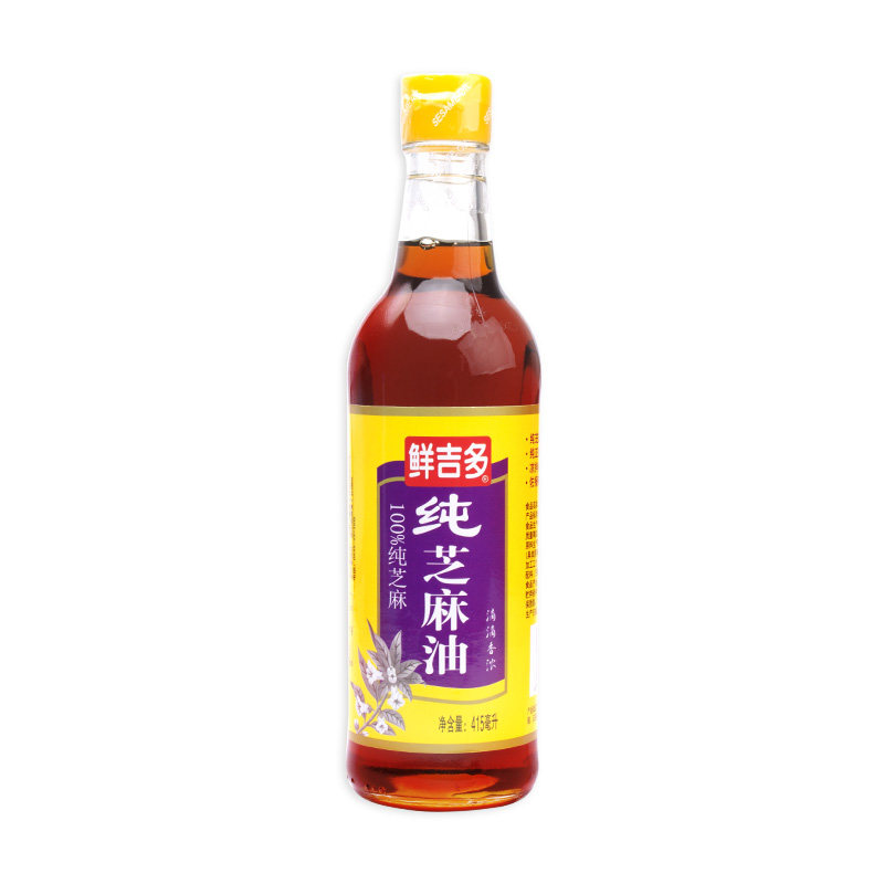 鲜吉多纯芝麻油415m*2瓶 调味烹饪火锅调味凉拌菜香油蘸料包邮,淘宝优惠券,粉丝福利购,淘宝优惠卷
