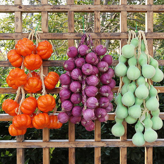 Simulated vegetables and fruit skewers simulated corn