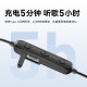 Lansdowne hanging neck Bluetooth headset sports running wireless dual microphone call noise reduction neck hanging 2026 new style