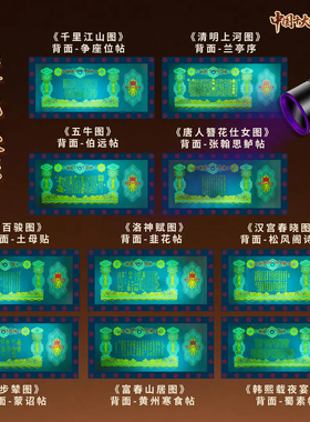 中国钱币博物馆中国十大传世名画故宫百年裴焕禄老师签名证书礼盒
