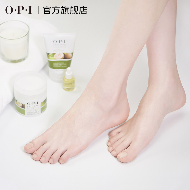 opi可可白茶足部去角质护理磨砂膏 OPI身体乳/霜