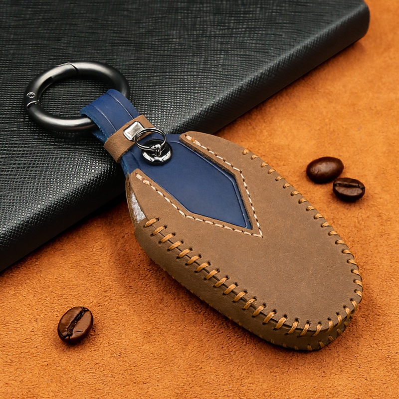 雪铁龙钥匙套新爱丽舍C4L C4世嘉云逸 C3-XR 天逸C5 C6真皮包扣壳 - 图2