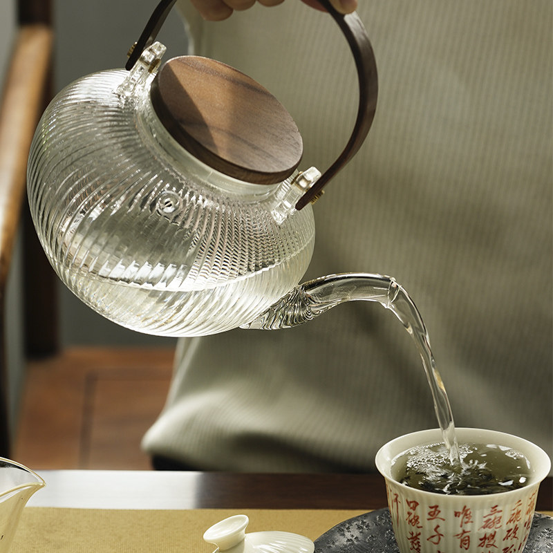 云术耐高温加厚玻璃套装家用泡茶壶 云术茶壶