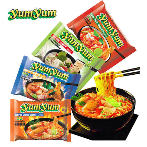 泰国进口yumyum养养冬阴功方便面多口味汤面 整袋5包 70gX5包泡面 - 图0