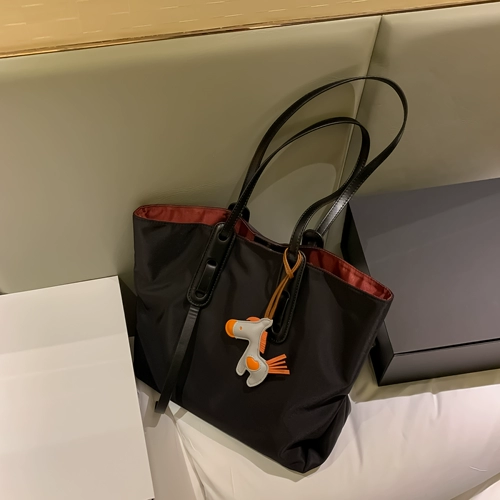 Нейлоновый вместительный и большой шоппер, сумка на одно плечо, изысканный стиль