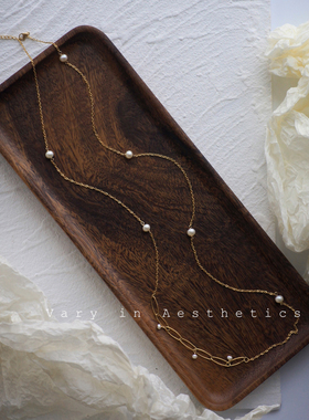 VIA途经淡水珍珠高级感长款项链