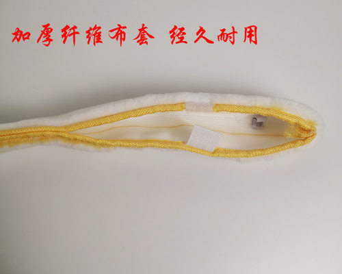 白云宾馆酒店玻璃刮擦抹水器涂水器毛头罩布玻璃擦清洁工具T架 - 图1