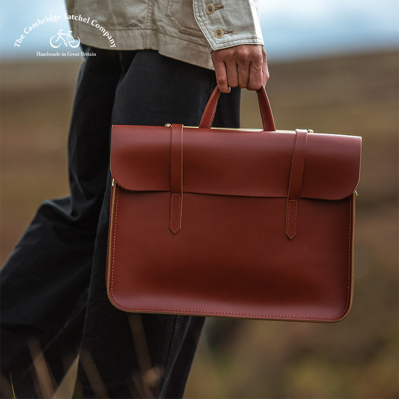 Cambridge Satchel英国剑桥包邮差单肩公文包15寸MusicCase音乐包