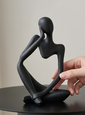 现代简约抽象人物雕塑摆件