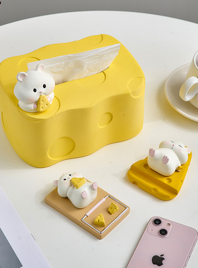 可爱治愈系仓鼠手机支架办公室桌面摆件装饰品情绪稳定创意小礼物