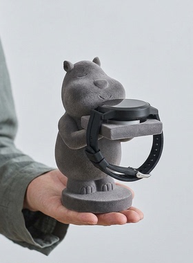 创意可爱犀牛造型多功能支架摆件