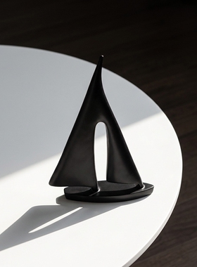 简约黑色三角软皮大容量托特包