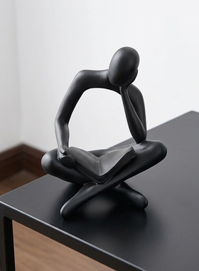 创意抽象树脂人物桌面摆件