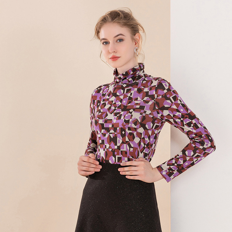 名师路高领打底衫女内搭秋冬新款女羊毛莱赛尔长袖套头针织衫修身,淘宝优惠券,粉丝福利购,淘宝优惠卷