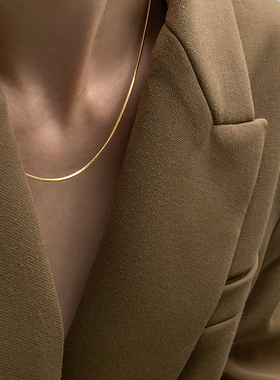 doudoustore金色蛇骨链