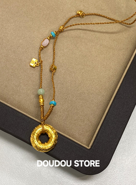 平安扣手工编绳项链女