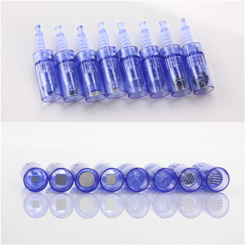 卡口电动微针针头纳米晶片微晶水光导入冻干粉玻尿酸MTS中胚孕睫 - 图0