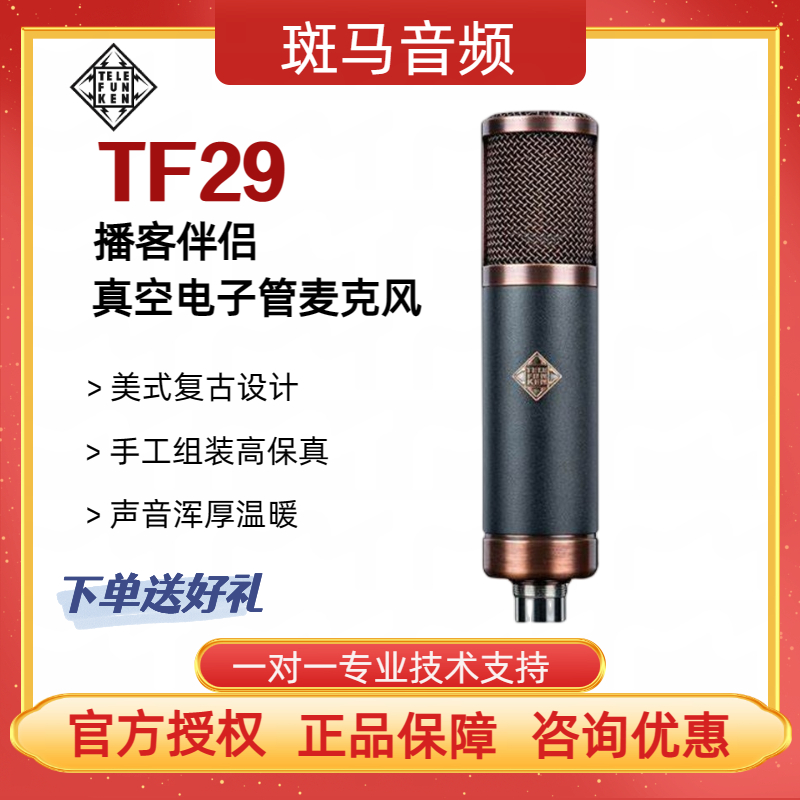 Telefunken/德律风根 M80 M81动圈话筒TF11/TF29/TF39电容麦克风-图1