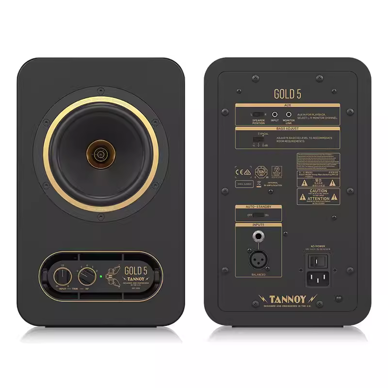 Tannoy/天朗 GOLD5 7 8黄金系列有源同轴监听音箱书架HIFI音响-图1