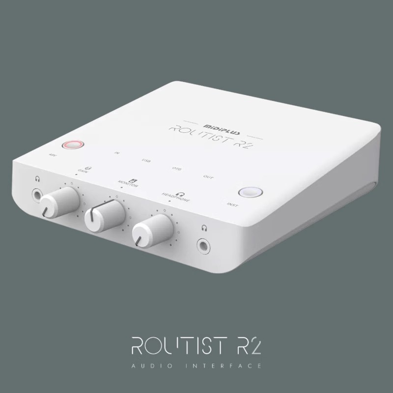 Midiplus R2外置USB手机迷笛声卡奥世声OD303直播专用录音套装-图2