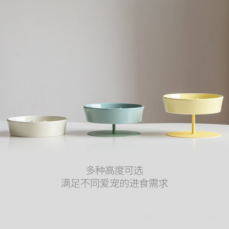 Lizzop陶瓷宠物慢食碗猫咪碗餐盘防黑下巴防噎缓食猫粮碗狗食盆,淘宝优惠券,粉丝福利购,淘宝优惠卷
