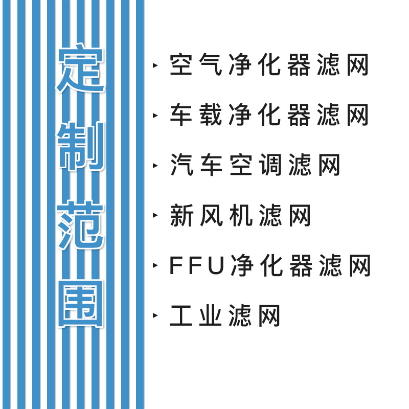 定制空调空气净化器过滤网HEPA活性炭初中高效新风系统复合型滤芯