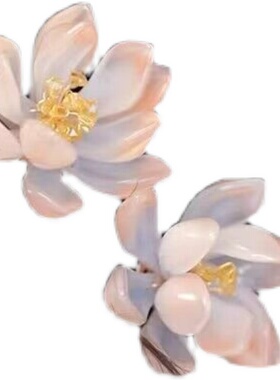 花朵小U簪对钗日常明制清新