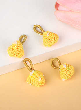 端午节五彩diy涤纶粽子吊坠