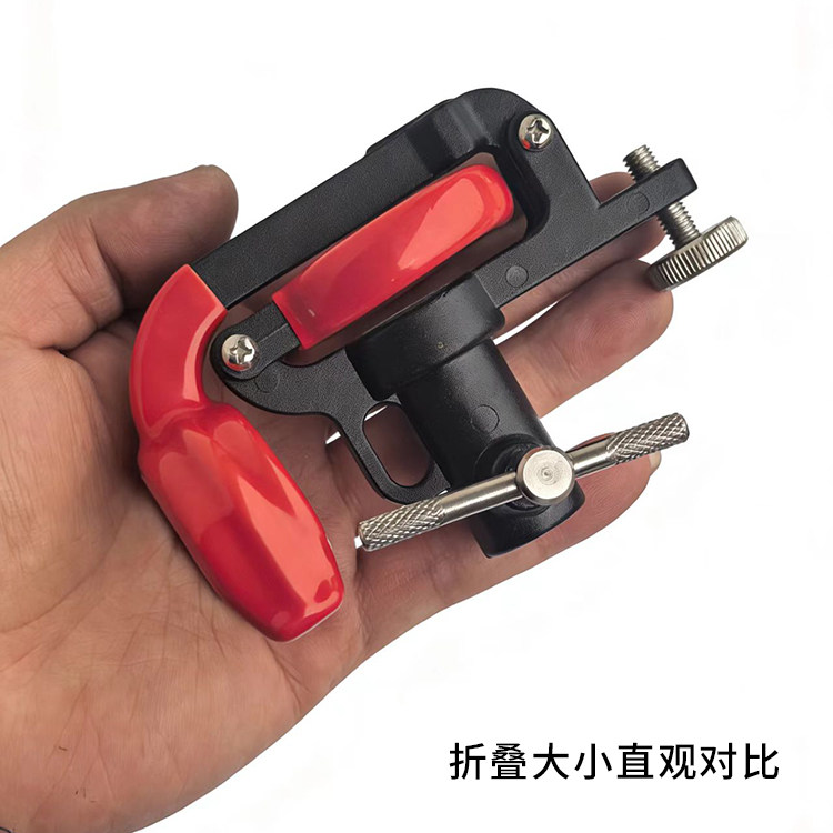 新款铝合金折叠架头手海竿架便携折叠钓鱼支架金属支架钓鱼竿架杆,淘宝优惠券,粉丝福利购,淘宝优惠卷