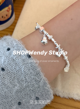 盘缠葫芦上上签转运珠手链