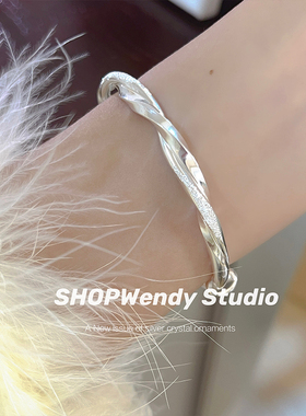 莫比乌斯999.9足银手镯