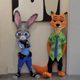 Extra large Judy Rabbit and Nick Fox educational assembly toy