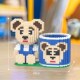 Pen holder building blocks educational assembly toys children's day gift