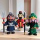 Genuine Three Kingdoms Guan Yu Chinese style building blocks gift