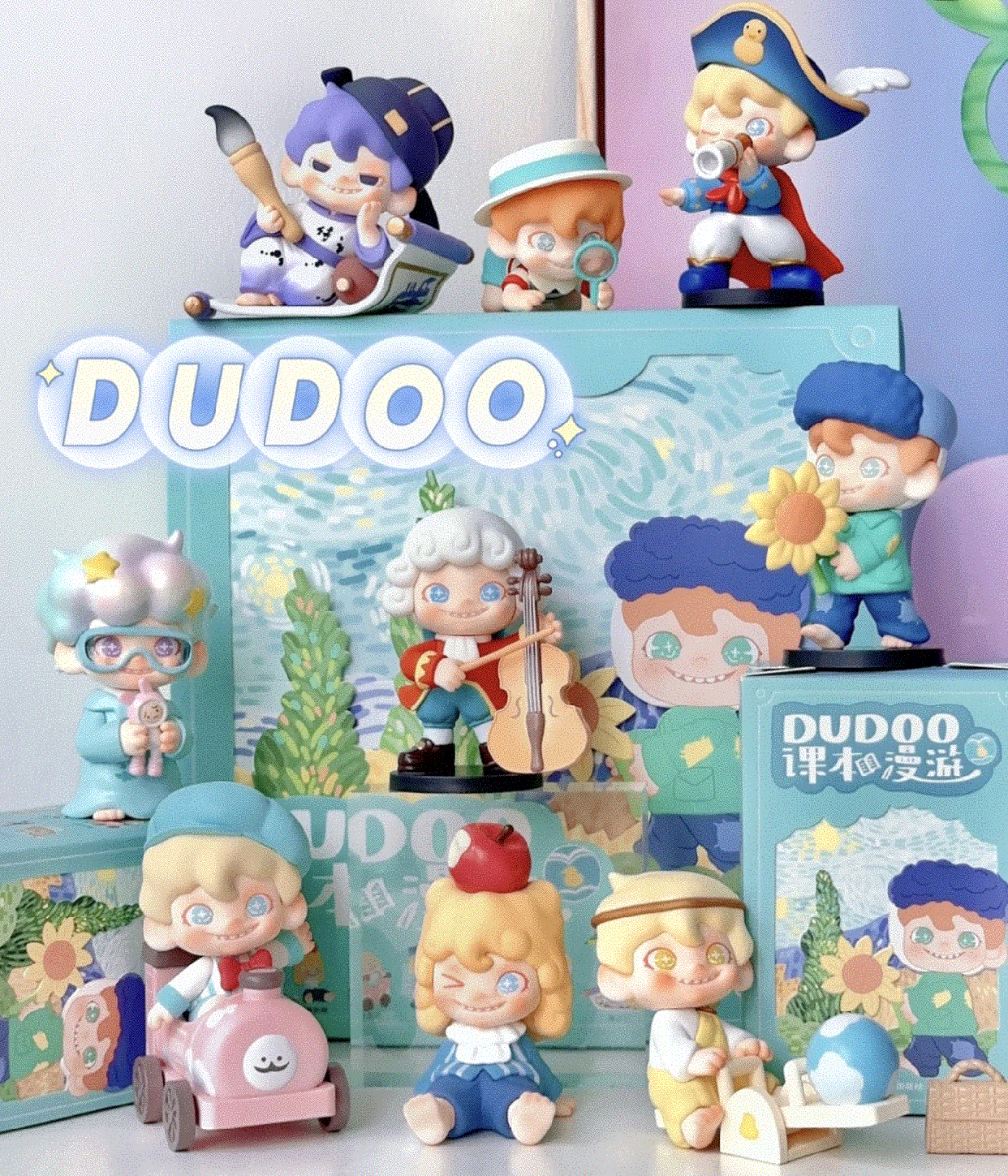 现货包邮TNT SPACE DUDOO二代漫游课本系列新款盲盒潮玩手办摆件_虎窝淘