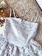 Medieval lace cake skirt strappy dress