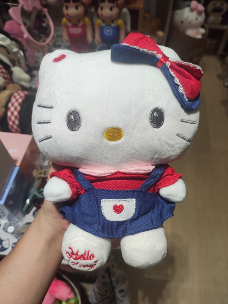 hellokitty公仔正版凯蒂猫玩偶哈喽kt毛绒玩具可爱布娃娃女生礼物 - 图0