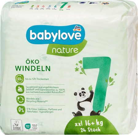 德国dm直邮代购 babylove nature婴儿宝宝尿不湿 纸尿片