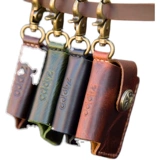 Кожаная зажигалка ручной работы, универсальный защитный чехол, из натуральной кожи