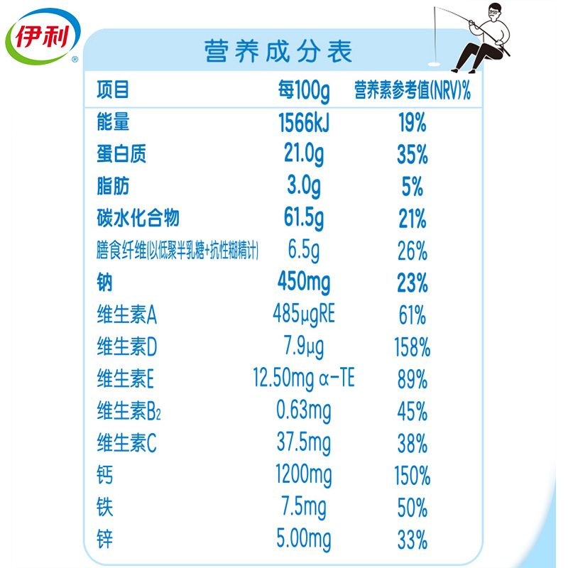 伊利中老年高钙低脂奶粉850g*2罐老人营养冲饮牛奶粉送长辈父母 - 图3