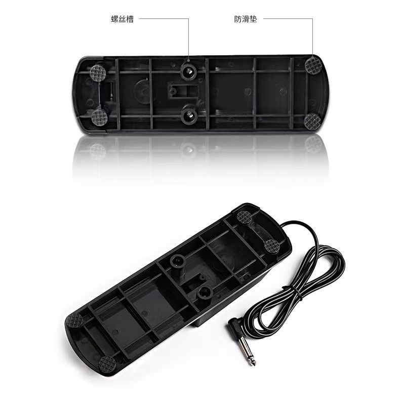 MOGE延音踏板通用电子琴钢琴金属踏板6.35mm接口MIDI合成器配件 - 图3