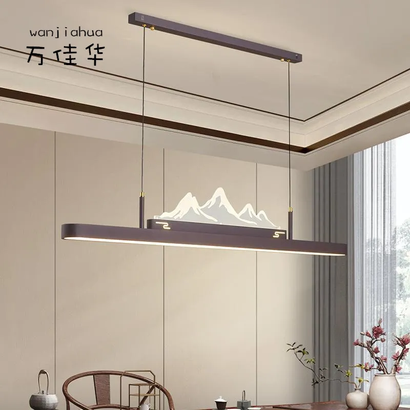 新中式餐厅吊灯珐琅彩茶室茶台灯简约禅意中国风书房吧台灯具,淘宝优惠券,粉丝福利购,淘宝优惠卷