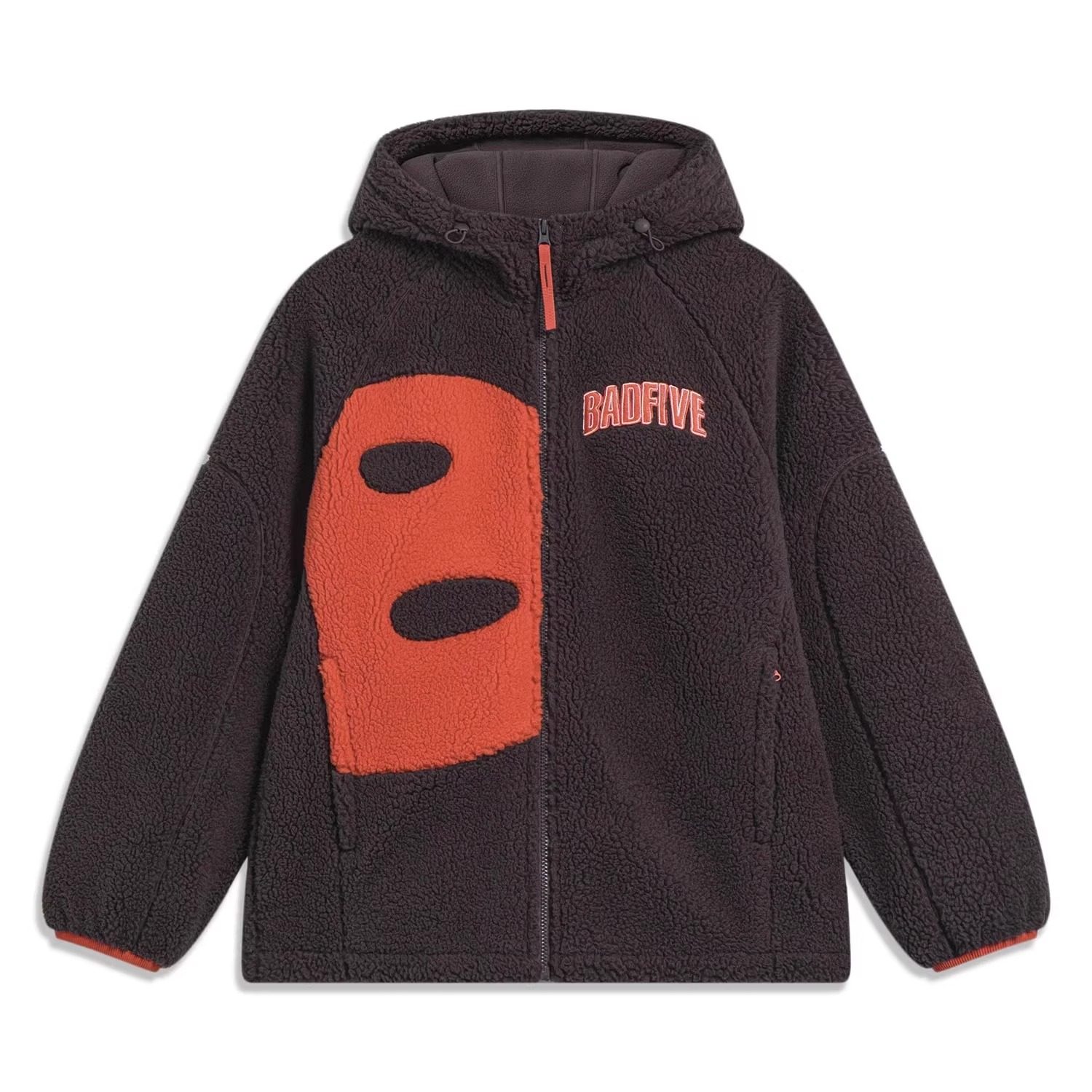 李宁羊羔绒外套男2023冬新款反伍加绒保暖连帽针织外套AFDT665LL,淘宝优惠券,粉丝福利购,淘宝优惠卷