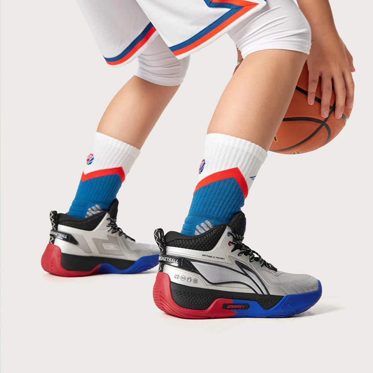 李宁男大童天影1 V3轻量高回弹中帮童篮球鞋YKBV119-3,淘宝优惠券,粉丝福利购,淘宝优惠卷