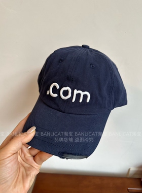BanliCat 韩版字母显白浅黄棒球帽男女大脸宽檐显脸小鸭舌帽帽子