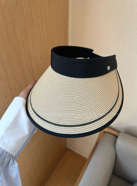 出游遮阳可折叠空顶防晒帽